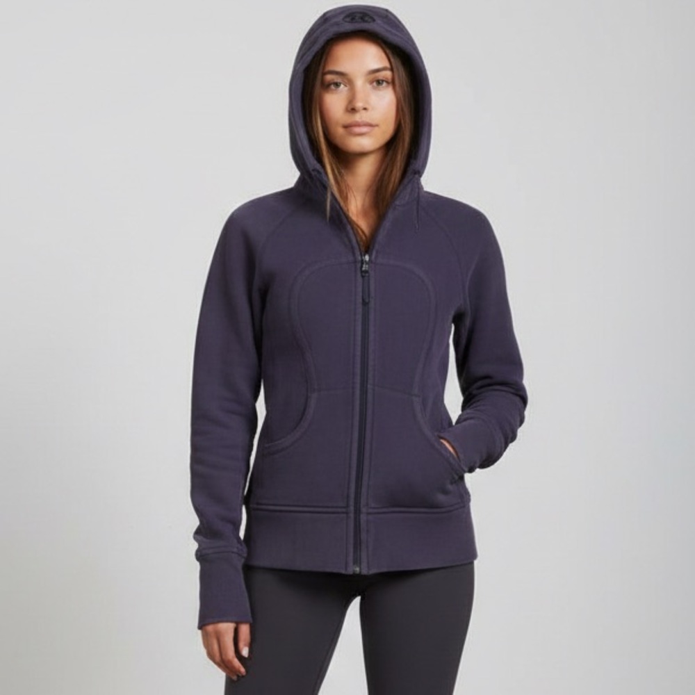 Lululemon Purple Scuba Full Zip Hoodie Women's Size 6